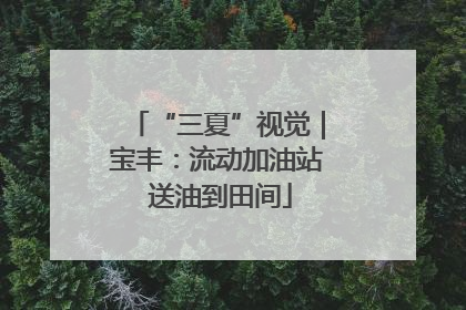“三夏”视觉｜宝丰：流动加油站 送油到田间