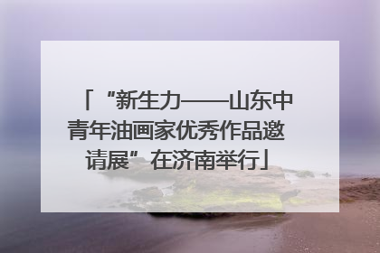 “新生力——山东中青年油画家优秀作品邀请展”在济南举行