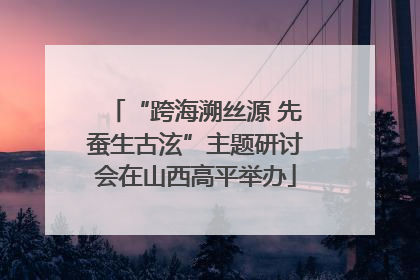 “跨海溯丝源 先蚕生古泫”主题研讨会在山西高平举办