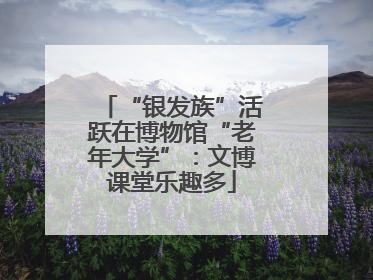 “银发族”活跃在博物馆“老年大学”：文博课堂乐趣多
