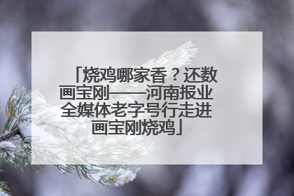 烧鸡哪家香？还数画宝刚——河南报业全媒体老字号行走进画宝刚烧鸡