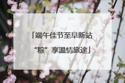 端午佳节至阜新站“粽”享温情旅途