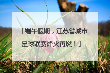端午假期，江苏省城市足球联赛烽火再燃！