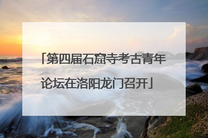 第四届石窟寺考古青年论坛在洛阳龙门召开