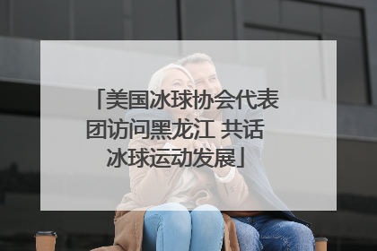 美国冰球协会代表团访问黑龙江 共话冰球运动发展