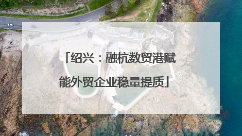 绍兴：融杭数贸港赋能外贸企业稳量提质