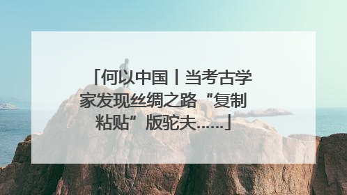 何以中国丨当考古学家发现丝绸之路“复制粘贴”版驼夫……