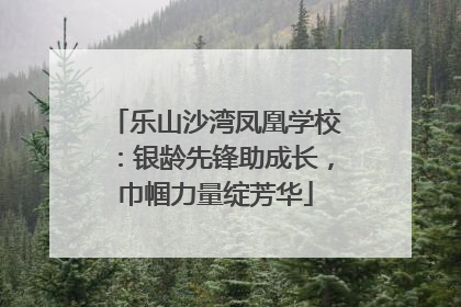 乐山沙湾凤凰学校：银龄先锋助成长，巾帼力量绽芳华