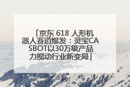 京东 618 人形机器人赛道爆发：灵宝CASBOT以30万级产品力搅动行业新变局