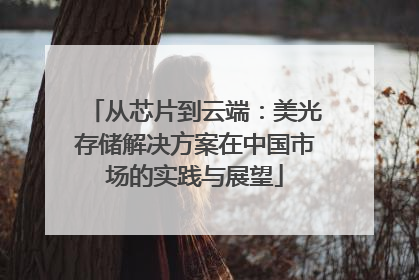 从芯片到云端：美光存储解决方案在中国市场的实践与展望