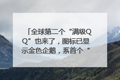 全球第二个“满级QQ”也来了，图标已显示金色企鹅，系首个“满级QQ”的小号