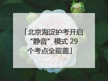 北京海淀护考开启“静音”模式 29个考点全覆盖
