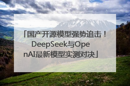 国产开源模型强势追击！DeepSeek与OpenAI最新模型实测对决