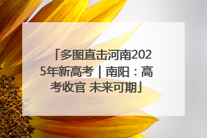 多图直击河南2025年新高考｜南阳：高考收官 未来可期