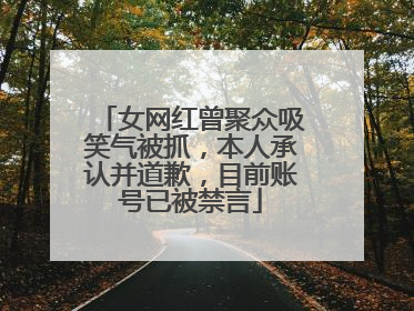 女网红曾聚众吸笑气被抓，本人承认并道歉，目前账号已被禁言