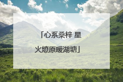 心系桑梓 星火燎原暖湖塘
