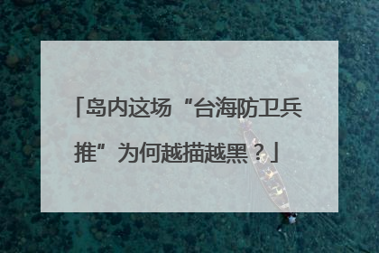 岛内这场“台海防卫兵推”为何越描越黑？