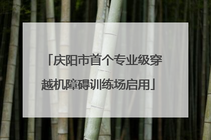 庆阳市首个专业级穿越机障碍训练场启用
