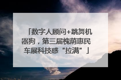 数字人顾问+跳舞机器狗，第三届槐荫惠民车展科技感“拉满”