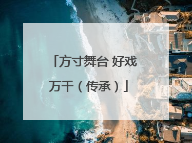 方寸舞台 好戏万千（传承）