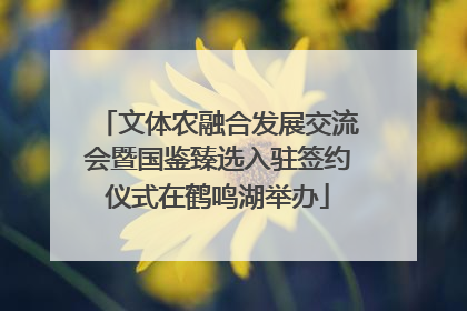 文体农融合发展交流会暨国鉴臻选入驻签约仪式在鹤鸣湖举办