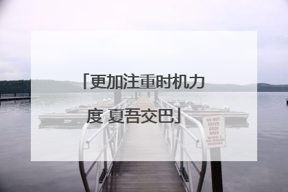 更加注重时机力度 夏吾交巴