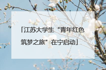 江苏大学生“青年红色筑梦之旅”在宁启动