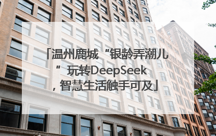 温州鹿城“银龄弄潮儿”玩转DeepSeek，智慧生活触手可及