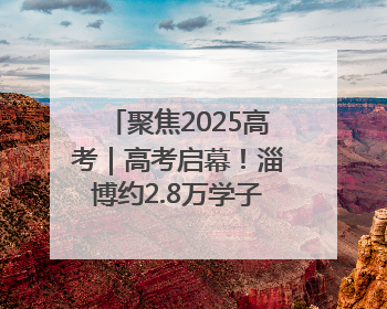 聚焦2025高考｜高考启幕！淄博约2.8万学子奔赴逐梦考场