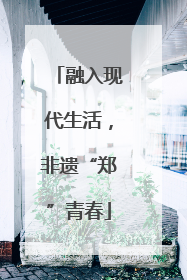 融入现代生活，非遗“郑”青春