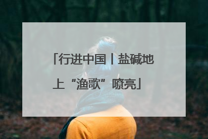 行进中国丨盐碱地上“渔歌”嘹亮