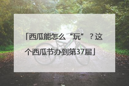 西瓜能怎么“玩”？这个西瓜节办到第37届