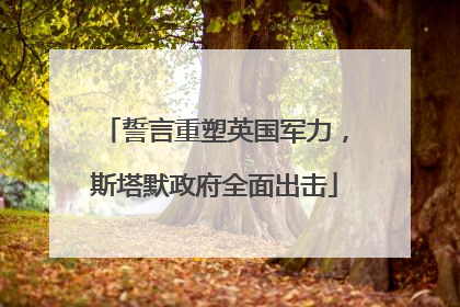 誓言重塑英国军力，斯塔默政府全面出击