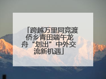 跨越万里同竞渡 侨乡青田端午龙舟“划出”中外交流新机遇
