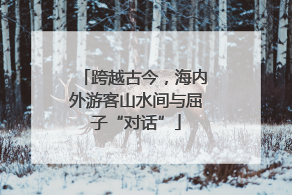 跨越古今，海内外游客山水间与屈子“对话”