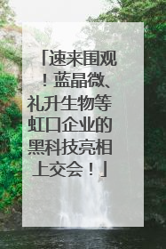 速来围观！蓝晶微、礼升生物等虹口企业的黑科技亮相上交会！