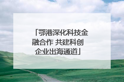 鄂港深化科技金融合作 共建科创企业出海通道