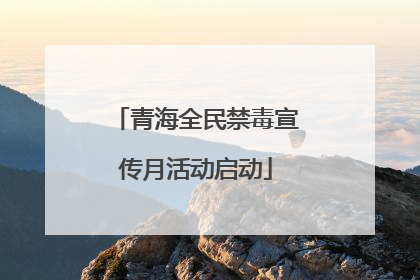 青海全民禁毒宣传月活动启动