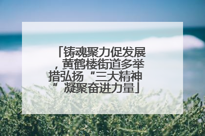 铸魂聚力促发展，黄鹤楼街道多举措弘扬“三大精神”凝聚奋进力量