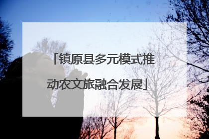 镇原县多元模式推动农文旅融合发展