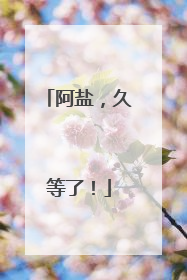 阿盐，久等了！
