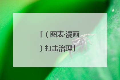 （图表·漫画）打击治理