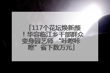 117个花坛焕新颜！华容临江乡干部群众变身园艺师 “咔嚓咔嚓”省下数万元