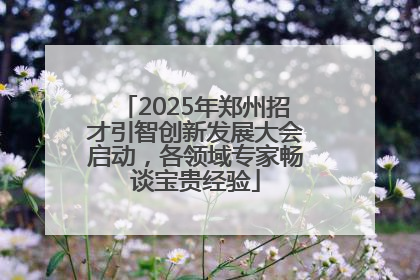 2025年郑州招才引智创新发展大会启动，各领域专家畅谈宝贵经验