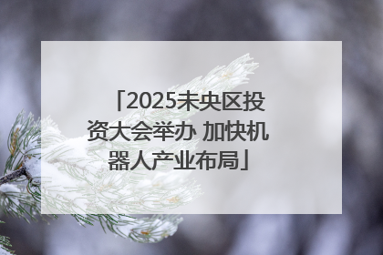 2025未央区投资大会举办 加快机器人产业布局