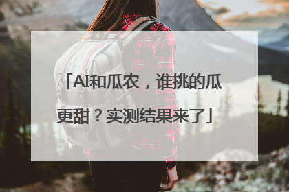 AI和瓜农，谁挑的瓜更甜？实测结果来了