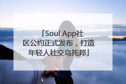 Soul App社区公约正式发布，打造年轻人社交乌托邦